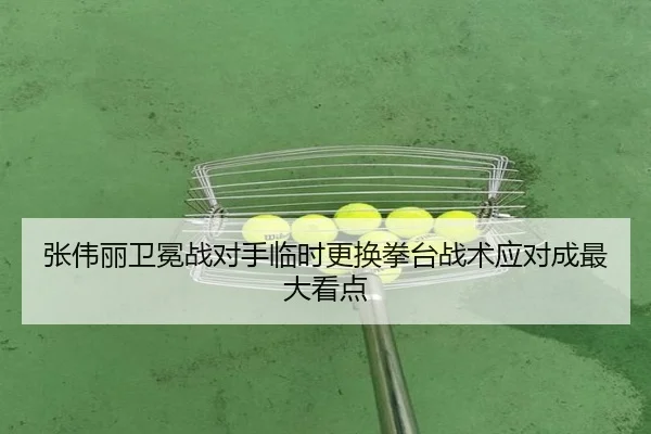 张伟丽卫冕战对手临时更换拳台战术应对成最大看点